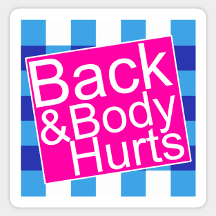 Back And Body Hurts Sticker